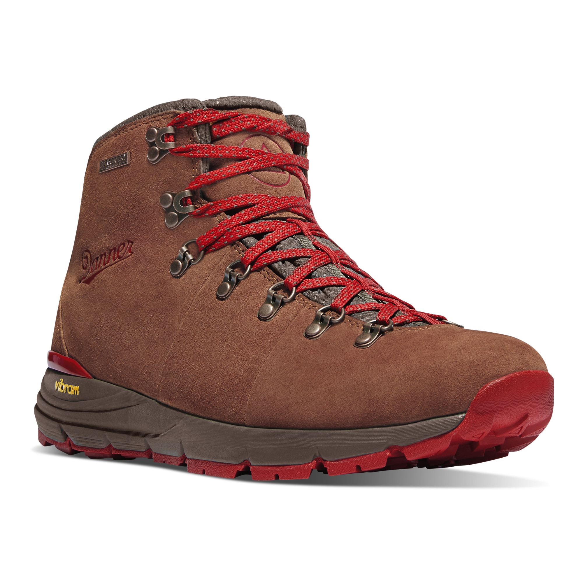 Danner Men's Mountain 600 Hiking Boots (Brown/Red) from Columbia Safety