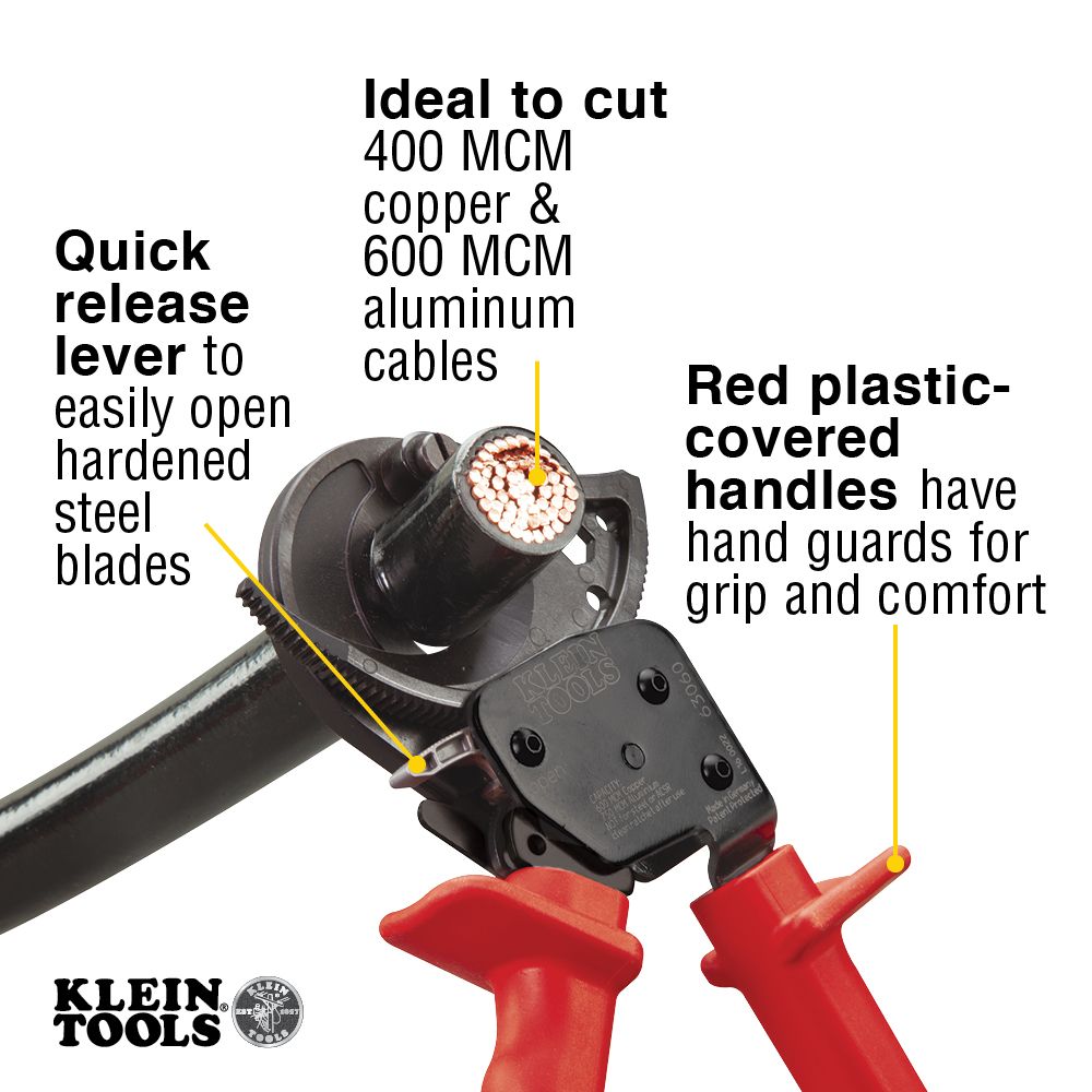Klein Tools Ratcheting Cable Cutter from Columbia Safety