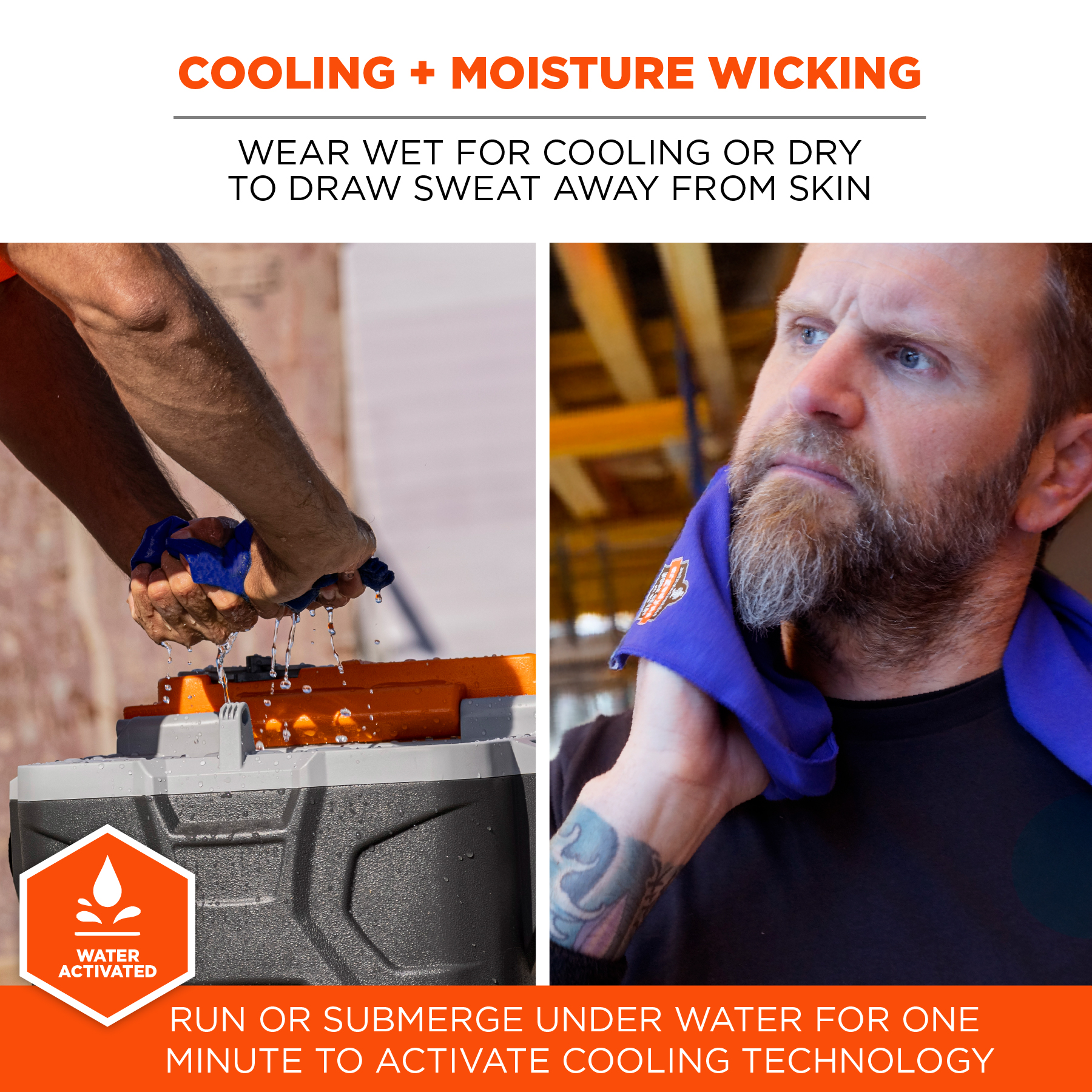 Ergodyne Chill-Its FR Cooling Towel from Columbia Safety