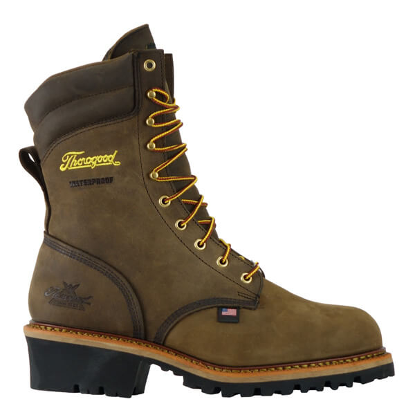 Thorogood Men's Logger 9 Inch Studhorse Waterproof Work Boots with Steel Toe  from Columbia Safety