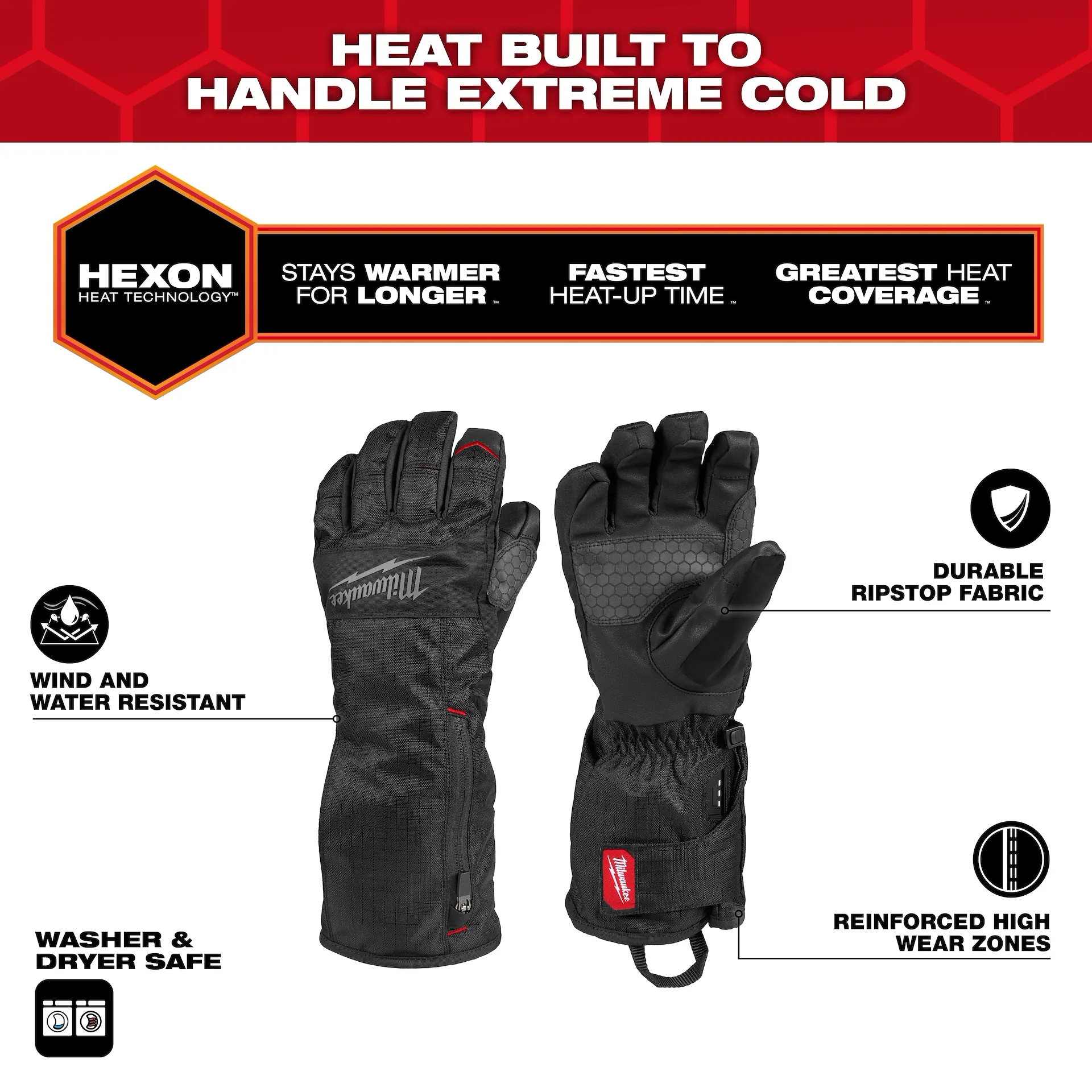Milwaukee Heated Winter Gloves from Columbia Safety