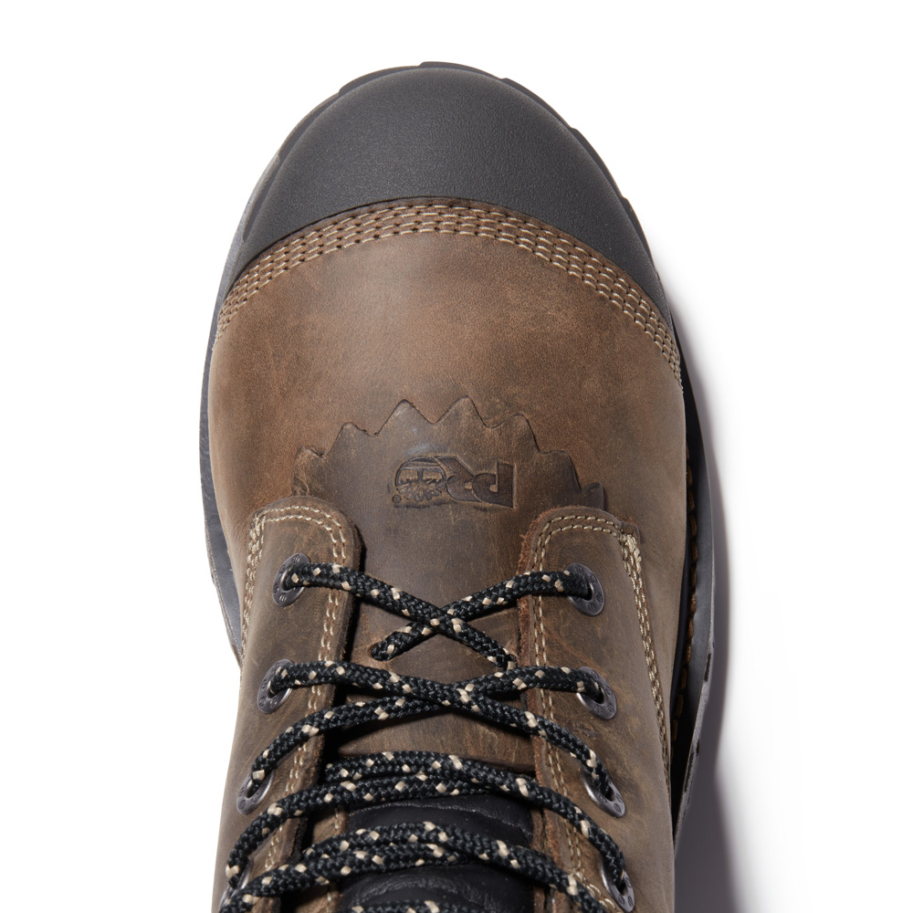 Timberland PRO Men's Boondock HD Logger Composite Toe Waterproof Work Boots from Columbia Safety