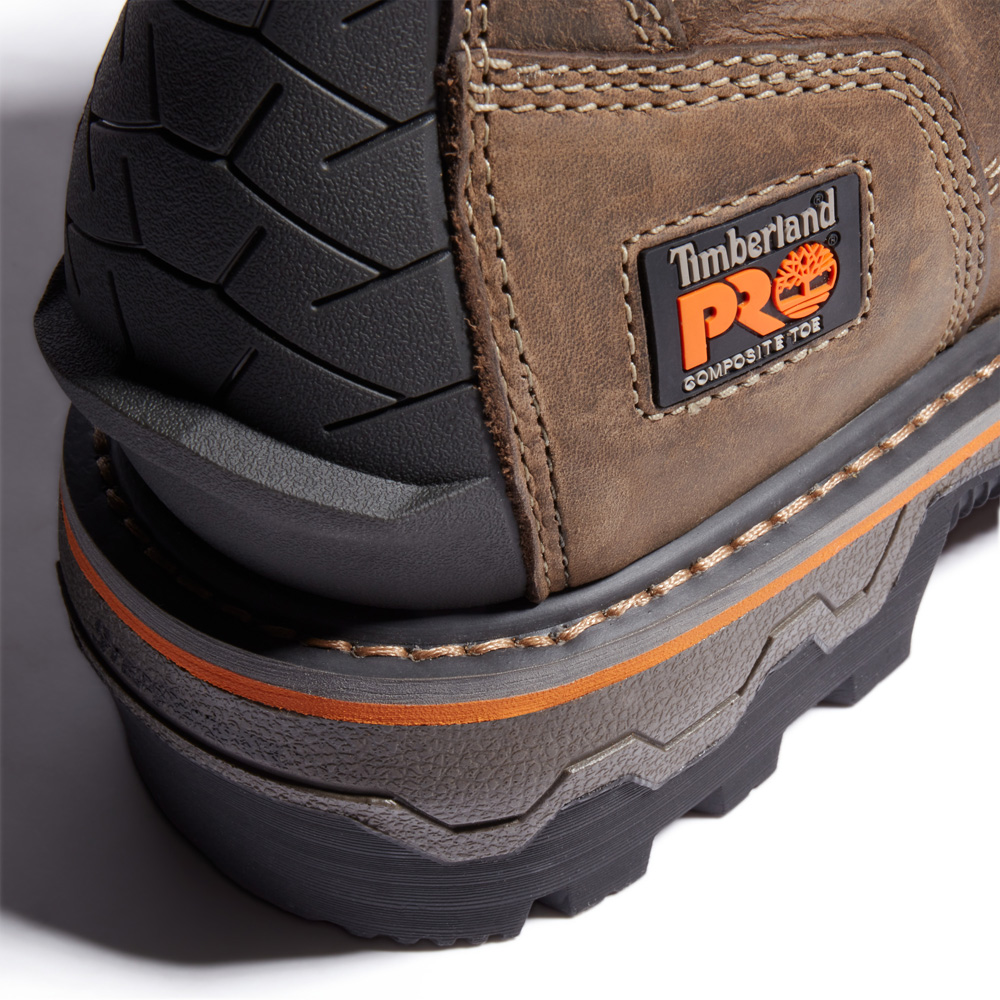 Timberland PRO Men's Boondock HD Logger Composite Toe Waterproof Work Boots from Columbia Safety