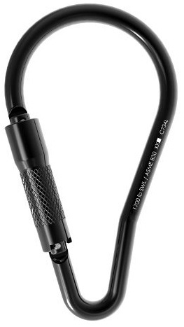 ASME B30 Lifting Carabiner 2 Inch Gate Opening from Columbia Safety