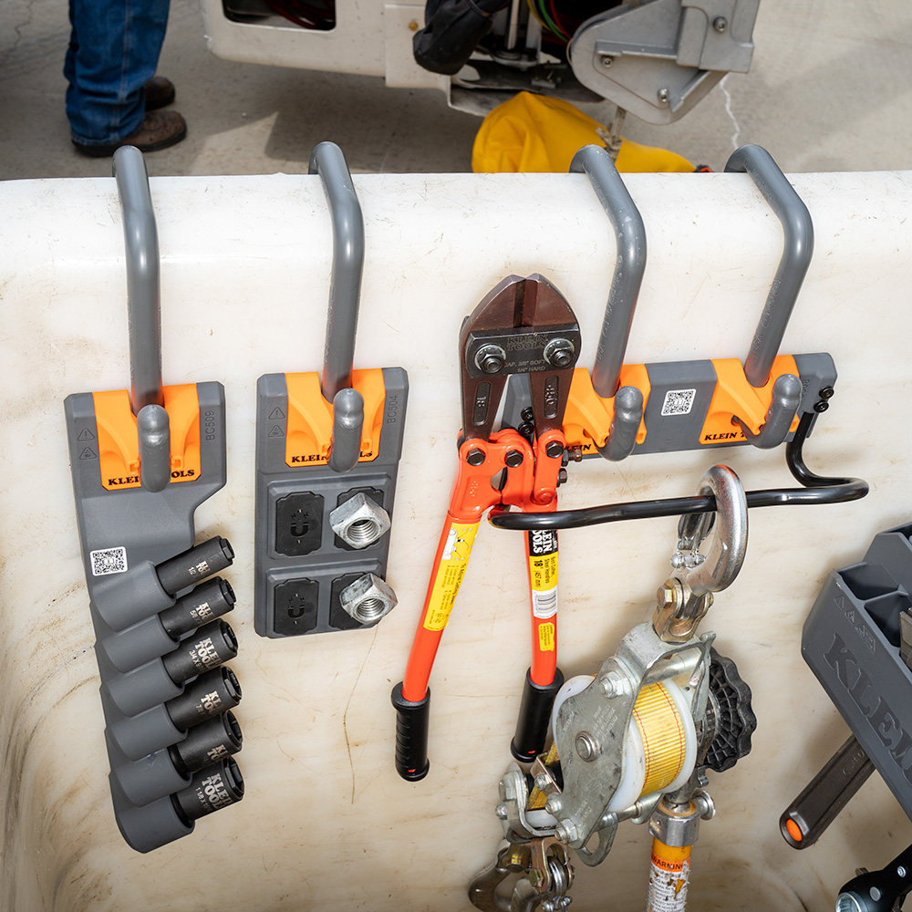 Klein Tools BC504C Magnetic Tool Storage S Hook Module for Klein Bucket Work Center from Columbia Safety