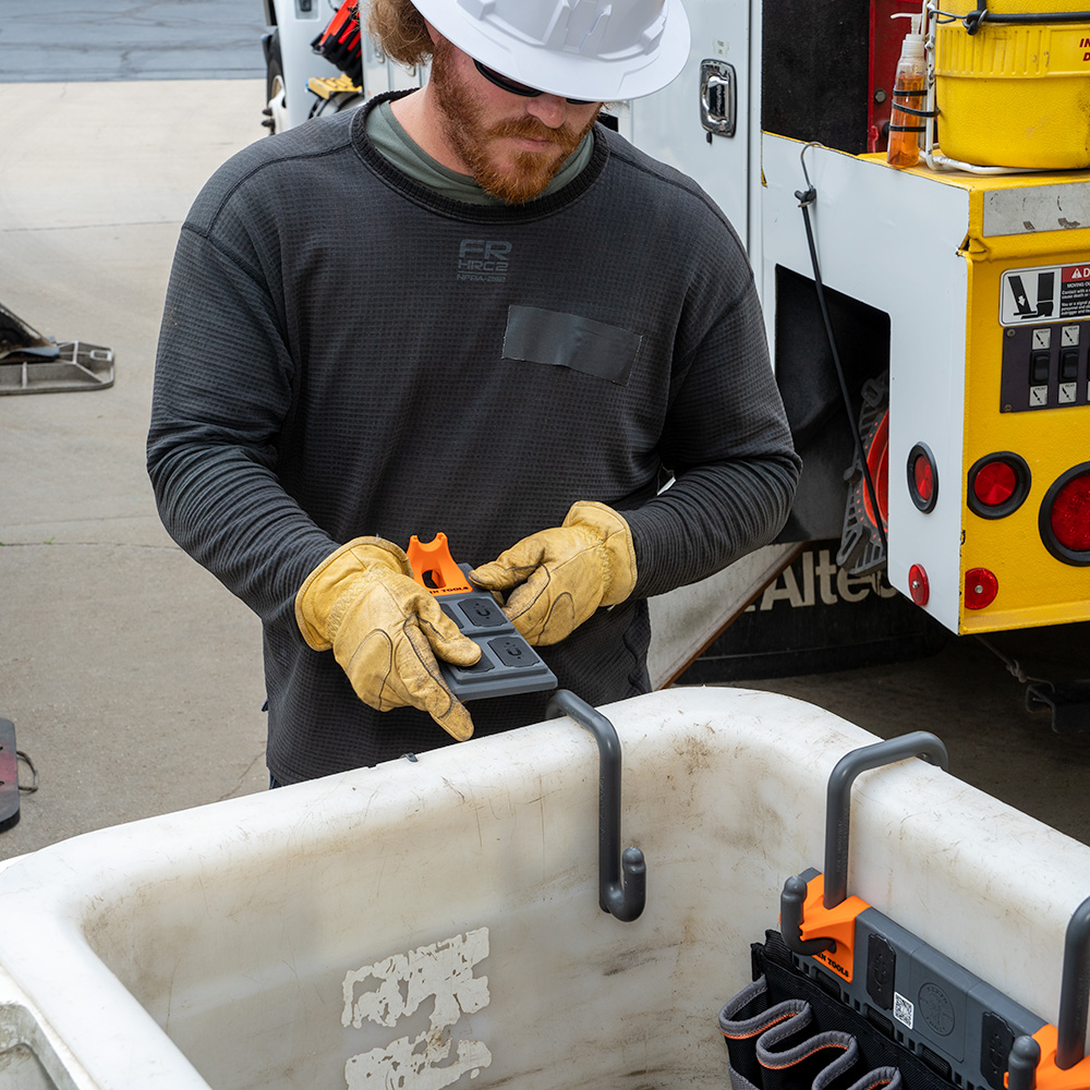 Klein Tools BC504C Magnetic Tool Storage S Hook Module for Klein Bucket Work Center from Columbia Safety