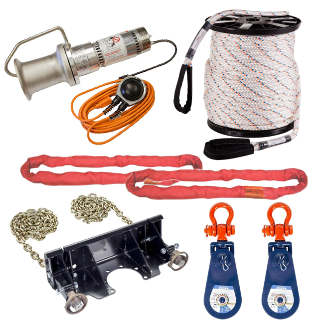 AB Chance 3,000 Pound Capstan Hoist Truck Kit from Columbia Safety