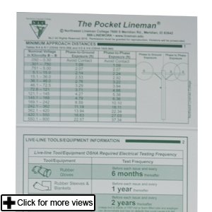 Pocket Lineman Guide from Columbia Safety