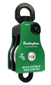 Buckingham Buck Side Swivel Double Sheave from Columbia Safety