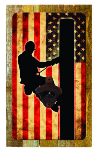 Lineman US Flag Bottle Opener from Columbia Safety