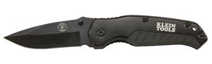 Klein Tools Pocket Knife Black Drop-Point Blade 44220 from Columbia Safety
