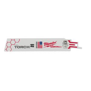 Milwaukee 6" SAWZALL TORCH Metal Demolition Blades (25 Pack) from Columbia Safety
