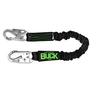 Buckingham Buckyard Stretch 6' Lanyard with Snaps 8VV7E16S1 from Columbia Safety