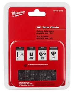 Milwaukee 16" Saw Replacement Chain- 49-16-2715 from Columbia Safety