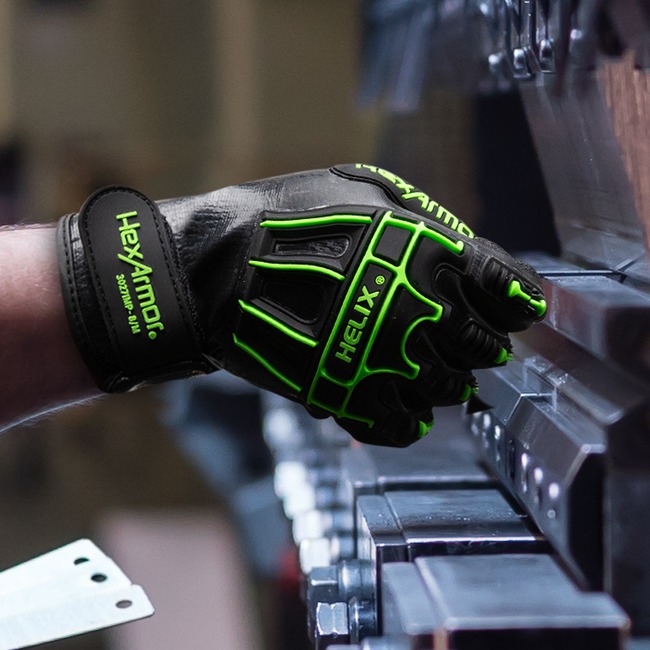 HexArmor Helix 3027IMP Water Resistant A7 Cut A2 Impact Gloves from Columbia Safety