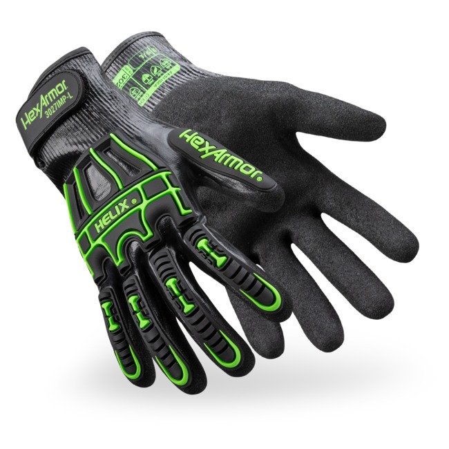 HexArmor Helix 3027IMP Water Resistant A7 Cut A2 Impact Gloves from Columbia Safety