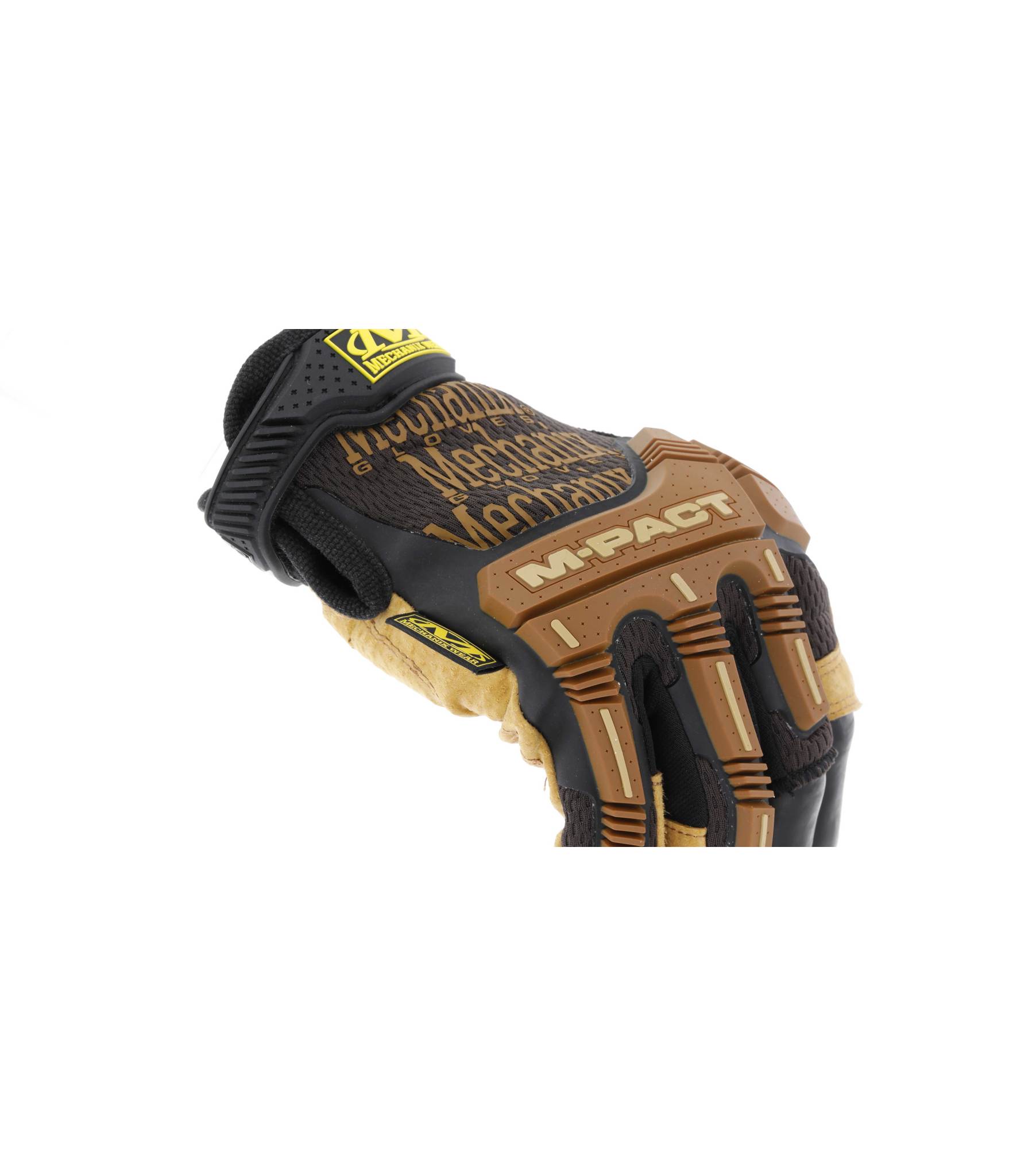Mechanix Wear Leather M-Pact Fingerless Framer Gloves from Columbia Safety