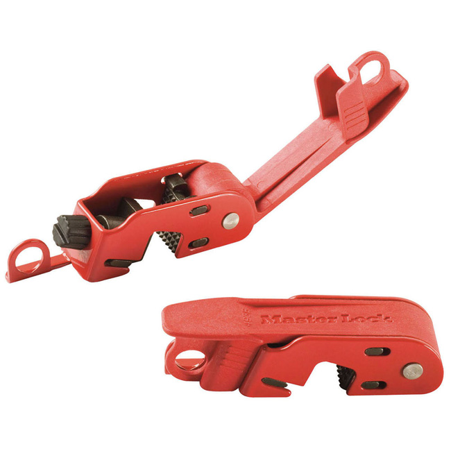 Master Lock Grip Tight Circuit Breaker Lockout for Standard and Double Toggles from Columbia Safety