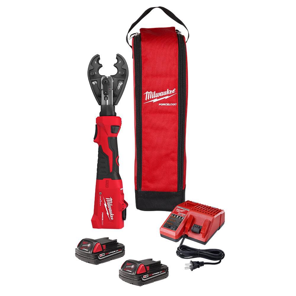 Milwaukee M18- 6T Linear Utility Crimper Kit w/ BG-D3 Jaw- 2978-22BG from Columbia Safety