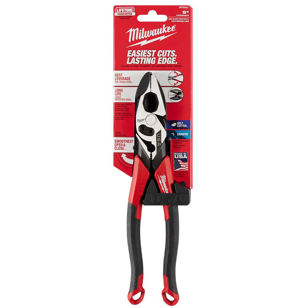 Milwaukee 9-Inch Lineman's Pliers from Columbia Safety