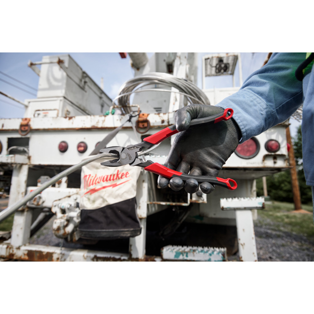 Milwaukee 9-Inch Lineman's Pliers with Thread Cleaner from Columbia Safety