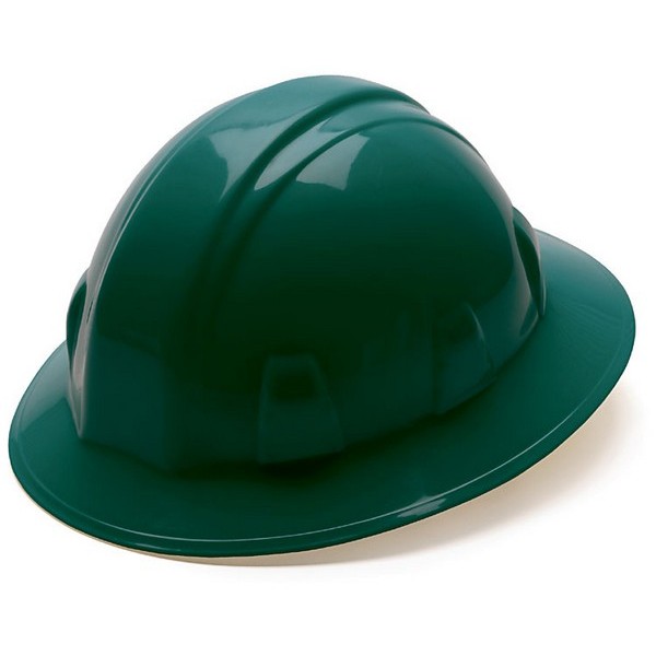 Pyramex SL Series Full Brim Hard Hat with 6 Point Ratchet Suspension from Columbia Safety