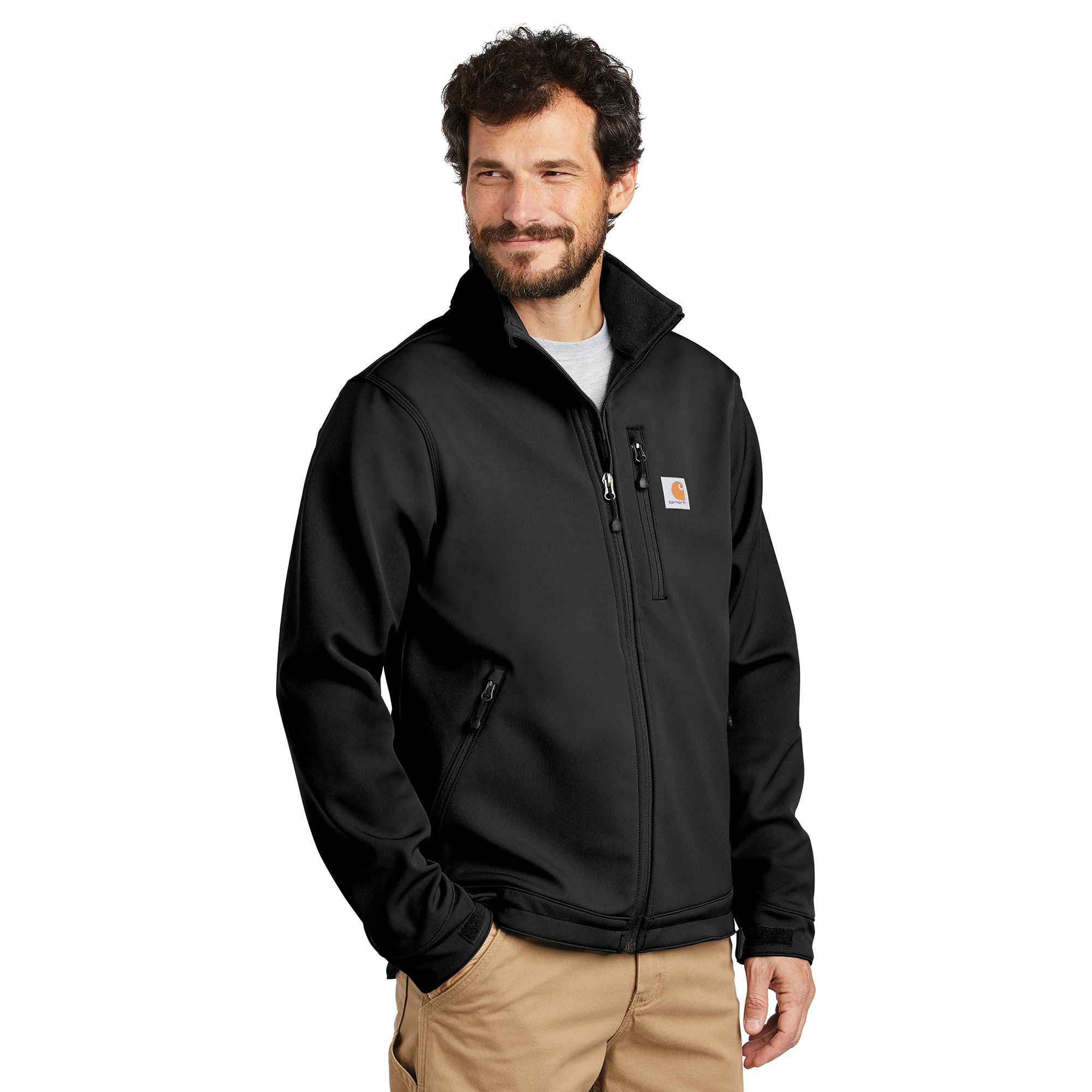 Carhartt Crowley Black Heavyweight Softshell Jacket from Columbia Safety