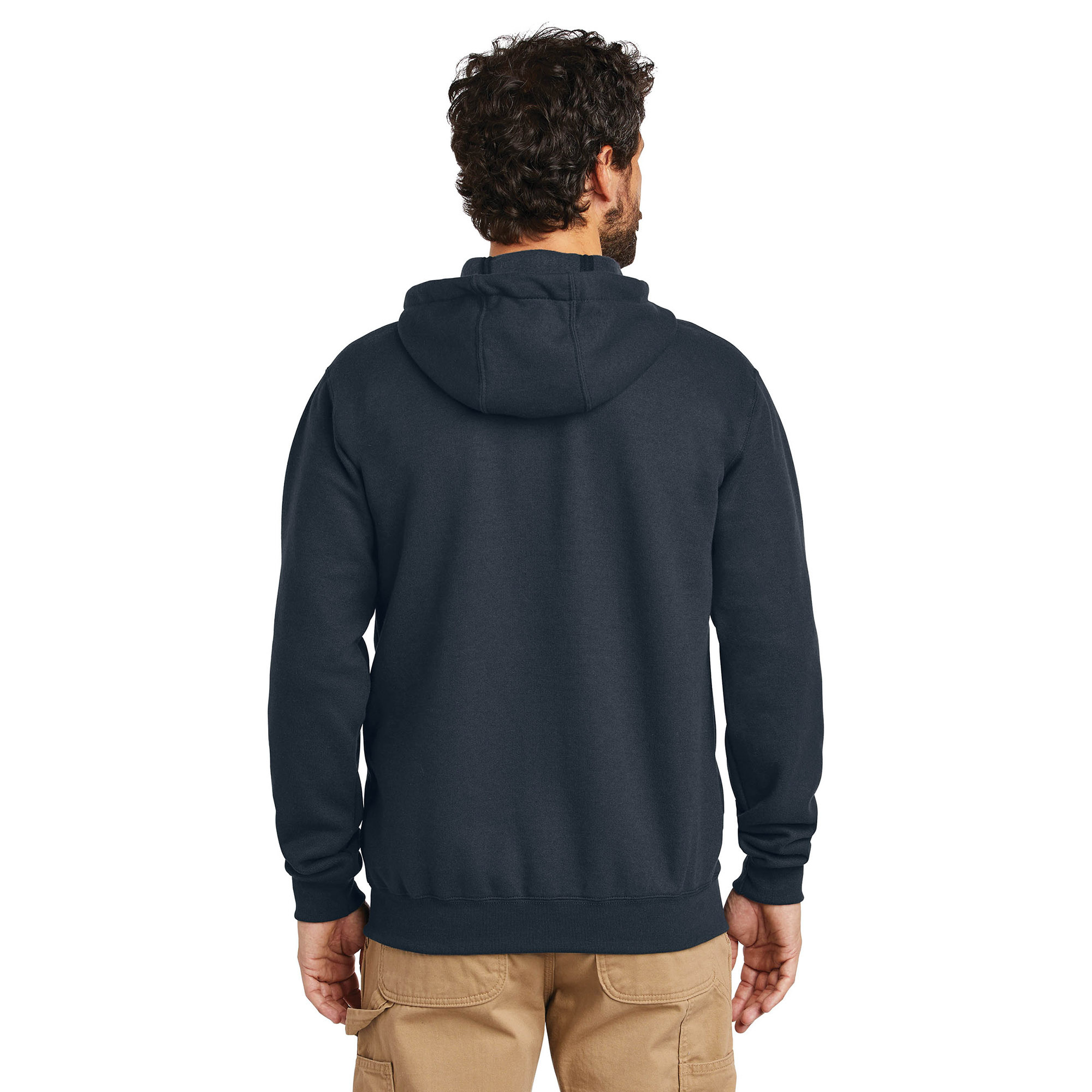 Carhartt K122 Midweight Hooded Zip-Front New Navy Sweatshirt  from Columbia Safety