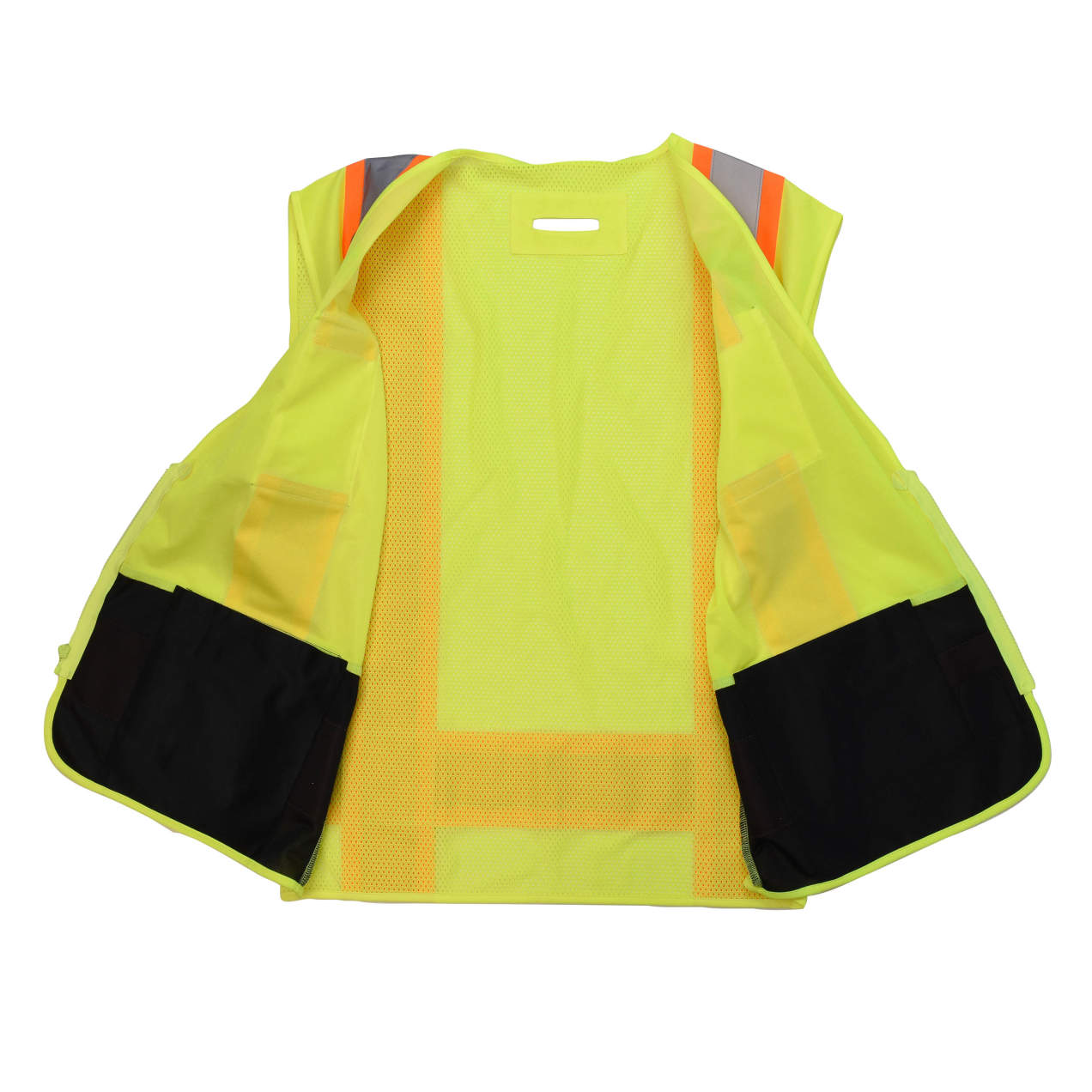 Radians SV6B Two Tone Surveyor Type R Class 2 Safety Vest - Hi-Vis Green / Black from Columbia Safety