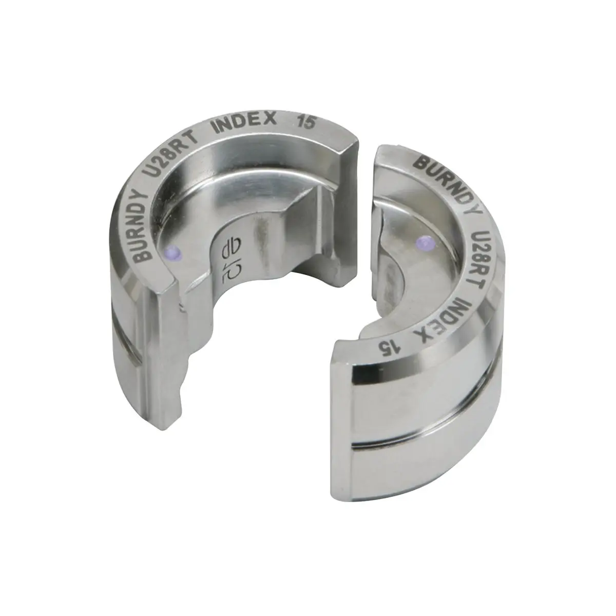 Burndy Stainless Steel Radial Non Butting Twin U Die, Index 468 from Columbia Safety