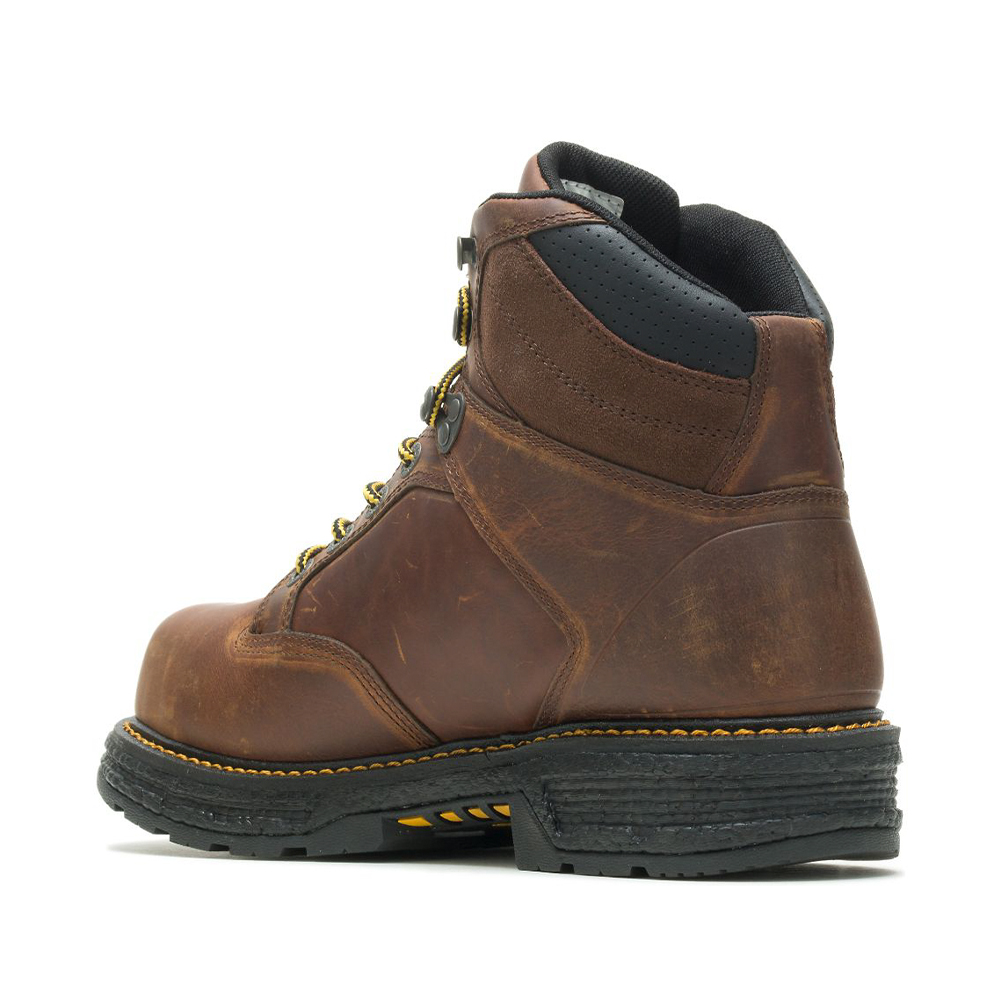 Wolverine Men's Hellcat UltraSpring 6-Inch CarbonMAX Composite Toe Work Boots (Tobacco/Brown) from Columbia Safety