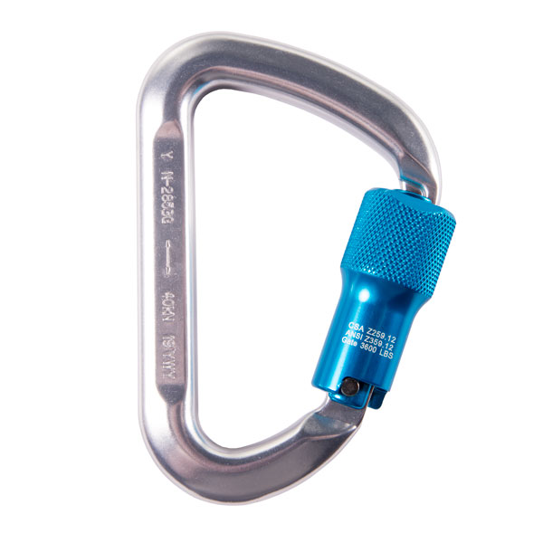 7436 WestFall Pro 4-7/8 x 3-1/8in. Aluminum Carabiner 7/8in. Gate from Columbia Safety