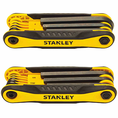 Stanley Folding Metric and SAE Hex Keys from Columbia Safety